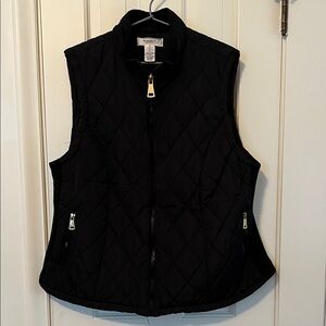 Workshop Republic Clothing Black Quilted Vest